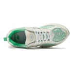 New Balance GANNI x 2002R Turtledove M2002RGC Sneaker – Suede and Mesh Design with Green Accents