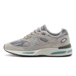 New Balance 991v2 Made in UK U991GL2 – プレミアムグレーのスエード＆メッシュスニーカーで快適さ