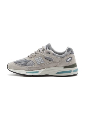 New Balance 991v2 Made in UK U991GL2 – プレミアムグレーのスエードとメッシュスニーカーで快適さとスタイル