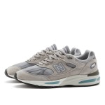 New Balance 991v2 Made in UK U991GL2 – プレミアムグレーのスエード＆メッシュスニーカーで快適さ