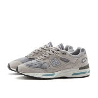 New Balance 991v2 Made in UK U991GL2 – プレミアムグレーのスエードとメッシュスニーカーで快適さとスタイル