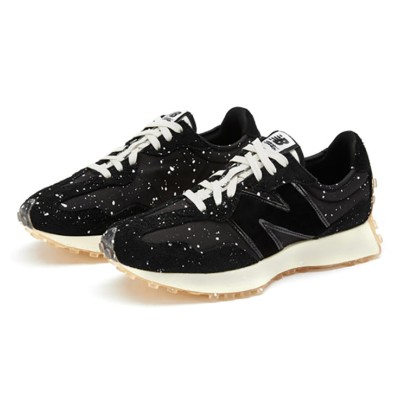 New Balance 327 Joshua Vides x 327 Black Splatter MS327JSV Retro Sneakers | Unisex Casual Running Shoes