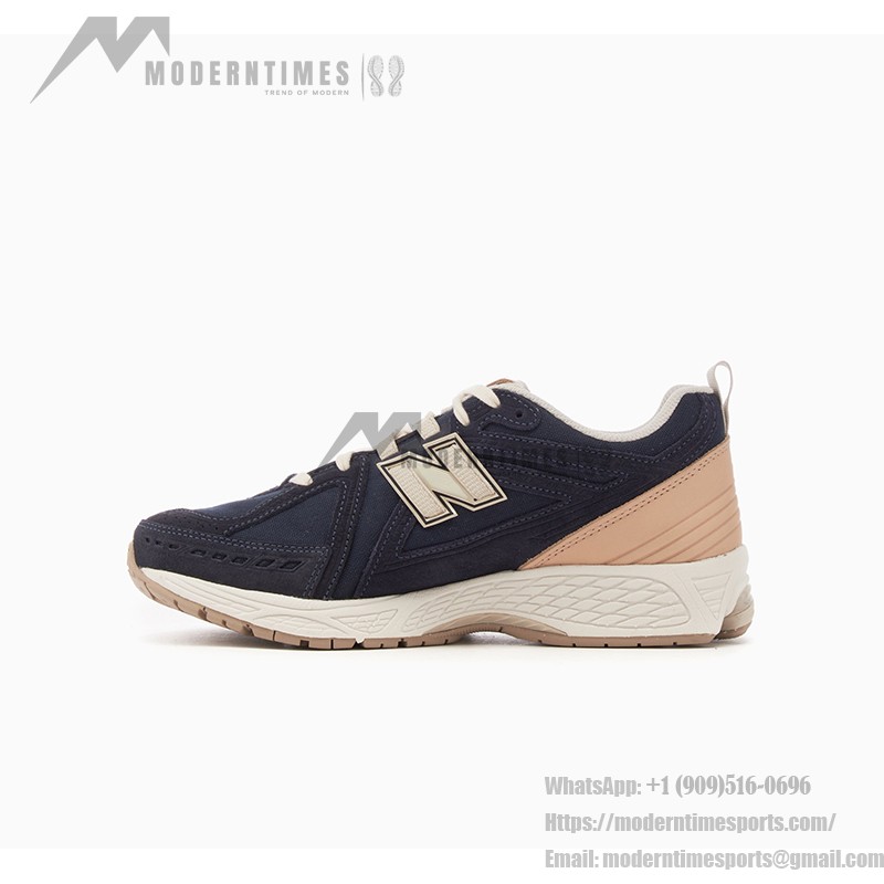 New Balance 1906R ネイビーブルー ベージュ レトロ ランニングシューズ - M1906FB