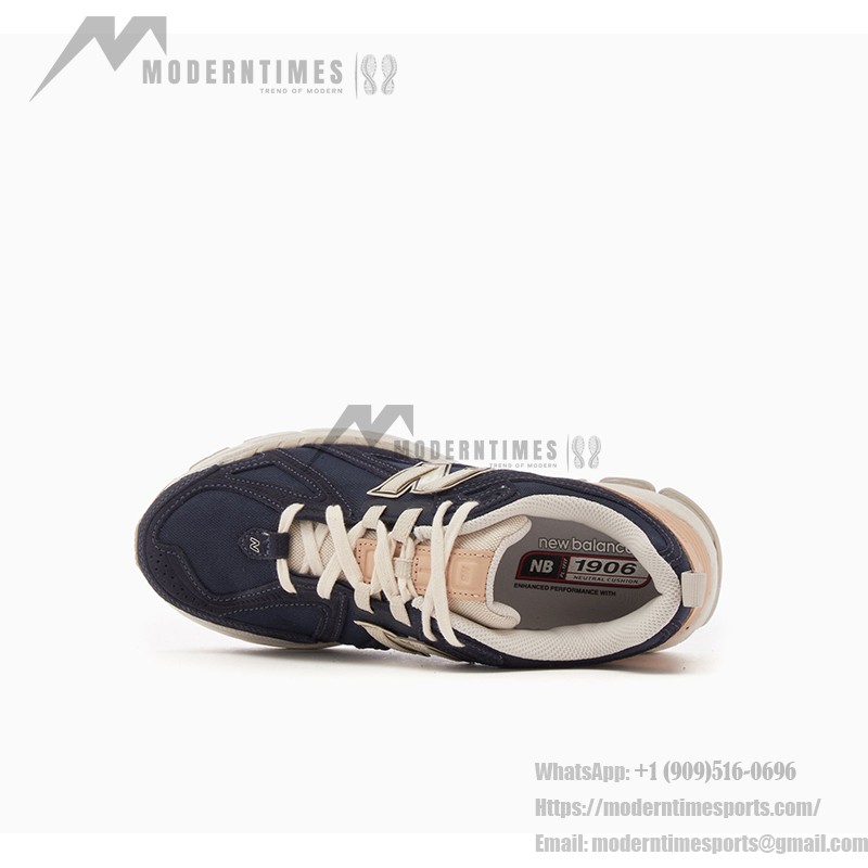 New Balance 1906R Navy Blue Beige Retro Running Shoes - M1906FB