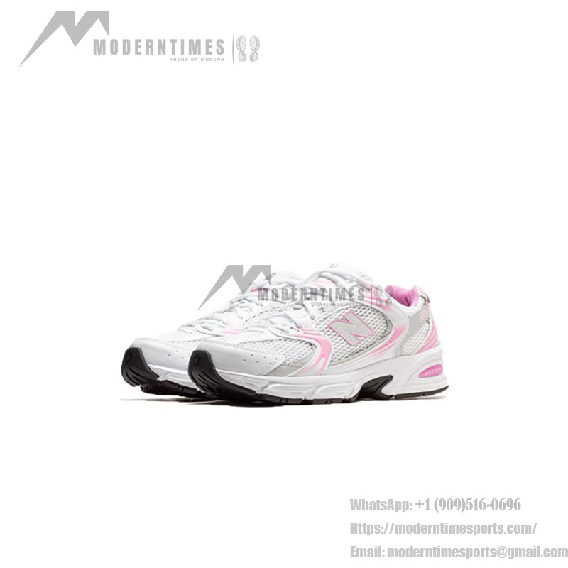 New Balance 530 MR530BC Pink Retro Running Shoes with ABZORB Cushioning and Mesh Upper