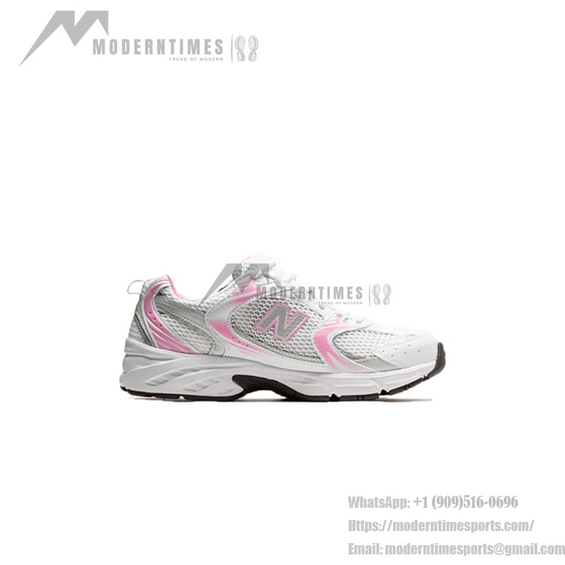 New Balance 530 MR530BC Pink Retro Running Shoes with ABZORB Cushioning and Mesh Upper