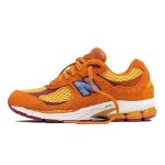 New Balance Salehe Bembury x 2002R 'Peace Be The Journey' ML2002R1 – 오렌지와 노란색 스웨이드 메쉬 스니커즈