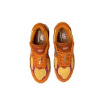 New Balance Salehe Bembury x 2002R 'Peace Be The Journey' ML2002R1 – Orange und gelbe Suede-Mesh-Sneaker