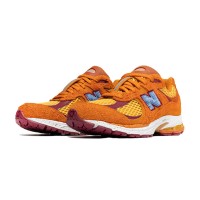 New Balance Salehe Bembury x 2002R 'Peace Be The Journey' ML2002R1 – Bold Orange & Yellow Suede Mesh Sneakers