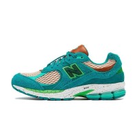 New Balance Salehe Bembury x 2002R 'Water Be The Guide' ML2002RJ – Teal & Green Suede Mesh Sneakers