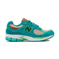 New Balance Salehe Bembury x 2002R 'Water Be The Guide' ML2002RJ – Teal & Green Suede Mesh Sneakers