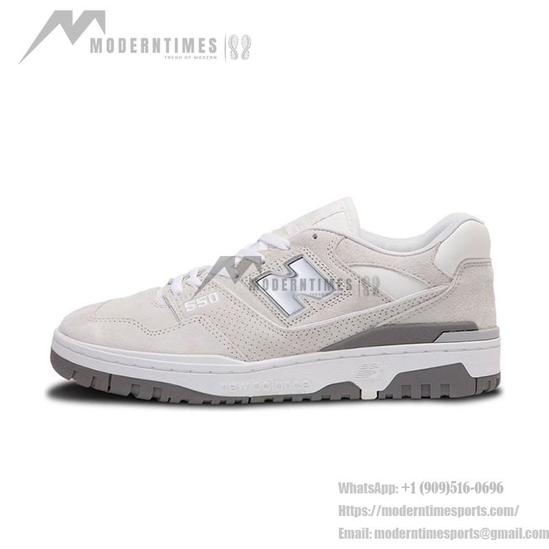 New Balance United Arrows x 550 White BB550UN1 Premium Minimalistische Wildleder-Sneaker