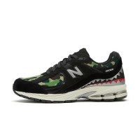 New Balance x A Bathing Ape 2002R 'Apes Together Strong' Black Camo M2002RBF – Premium Suede & Mesh Camo Sneakers