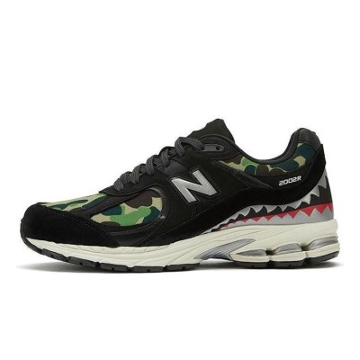 New Balance x A Bathing Ape 2002R 'Apes Together Strong' Black Camo M2002RBF – Premium Suede & Mesh Camo Sneakers