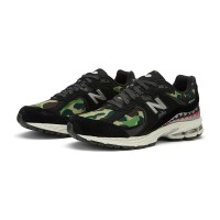 New Balance x A Bathing Ape 2002R 'Apes Together Strong' Black Camo M2002RBF – Premium Suede & Mesh Camo Sneakers