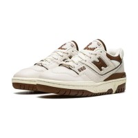 New Balance x Aime Leon Dore 550 Brown BB550AB1 – Retro Basketball Sneakers with Premium Brown Leather Design