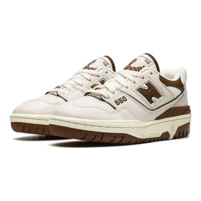 New Balance x Aime Leon Dore 550 Brown BB550AB1 – Retro Basketball Sneakers with Premium Brown Leather Design