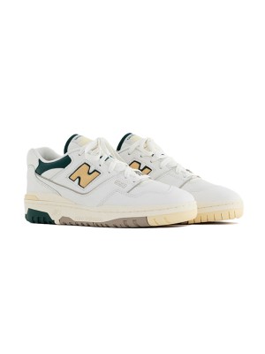 New Balance x Aime Leon Dore 550 Green Yellow BB550A2 – Classic Retro Sneakers with Vibrant Green and Yellow Details