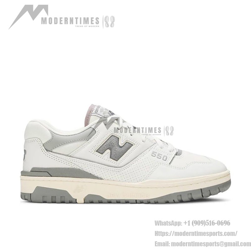 New Balance x Aime Leon Dore 550 Silver BB550ALE Retro Basketball Sneakers