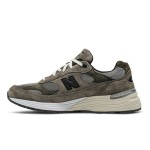 New Balance x JJJJound 992 Made in USA – 프리미엄 그레이 스웨이드 & 메쉬 스니커즈로 편안함