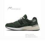 New Balance M992JJ x JJJJound Mossy Green Sneakers Front View – NB992 Collaboration