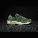 New Balance M992JJ x JJJJound Mossy Green Sneakers Front View – NB992 Collaboration