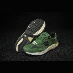 New Balance M992JJ x JJJJound Mossy Green Sneakers Front View – NB992 Collaboration