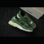 New Balance M992JJ x JJJJound Mossy Green Sneakers Front View – NB992 Collaboration