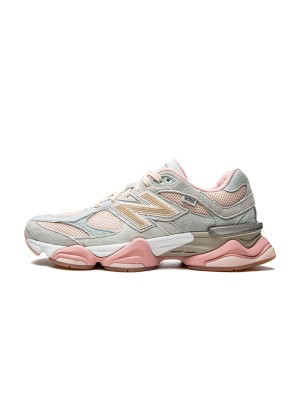 New Balance x Joe Freshgoods 9060 Baby Shower Blue Limited Edition Sneakers U9060JG1, Stylish and Comfortable Casual Running Shoes, Soft Blue and Pink Color Design, Durable and Comfortable
