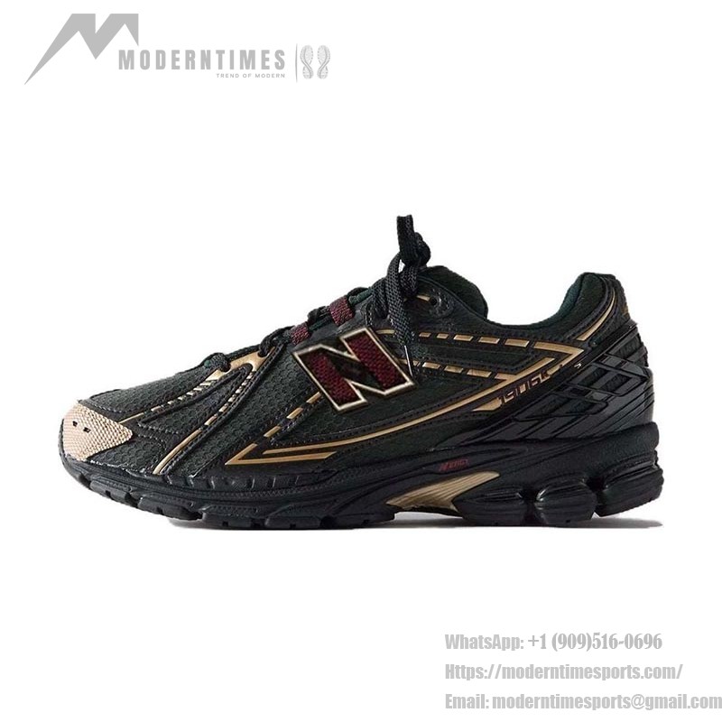 New Balance x Kith 1906R Black Gold Retro Running Shoes – Stylish and Comfortable