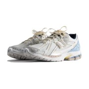 New Balance x Kith 1906R M1906RKC 화이트 블루 레트로 러닝화 – 프리미엄 콜라보, 스타일리시 & 편안, 가볍고 통기성 우수
