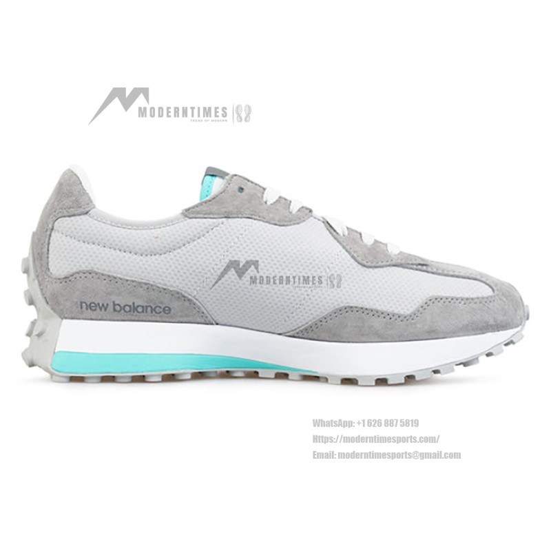 New Balance x Niko 327 Grey Blue Modern Retro Sneakers