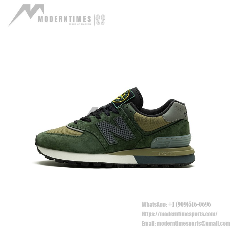 New Balance x Stone Island U574LGIL 574 Legacy ライトグリーン ランニングシューズ