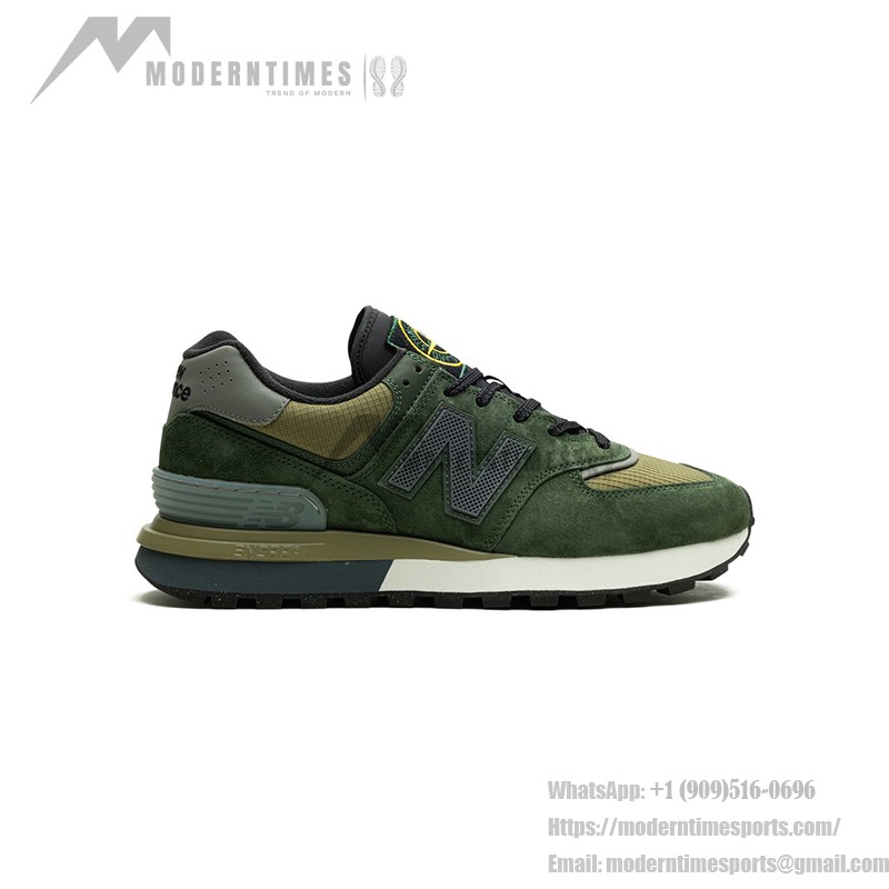 New Balance x Stone Island U574LGIL 574 Legacy ライトグリーン ランニングシューズ