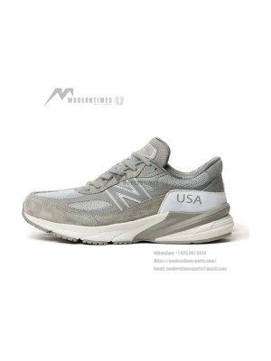 New Balance x WTAPS 990v6 Made in USA Grey White M990WT6 – Premium Suede & Mesh Sneakers for Comfort and Style