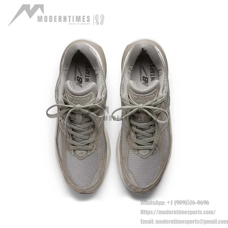 New Balance x WTAPS 990v6 Made in USA Grey White M990WT6 – Premium Suede & Mesh Sneakers for Comfort and Style