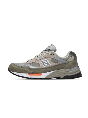 New Balance x WTAPS 992 Made in USA – プレミアムオリーブドラブスエード＆メッシュスニーカー