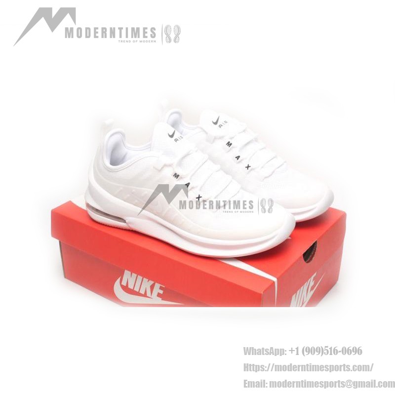 Nike Air Max Axis White/Transparent Cushion Men's Lightweight Running Shoes (AA2146-7)