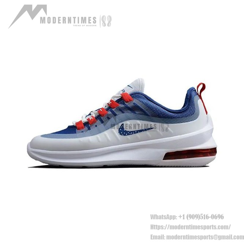 Nike Air Max Axis White Blue Red Lightweight Running Shoes with Air Cushion AA2146-25