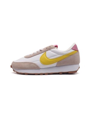 Nike Daybreak CK2351: Women's Vintage Sneakers in Elegant Yellow & Ivory