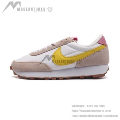Nike Daybreak CK2351: Women's Vintage Sneakers in Elegant Yellow & Ivory