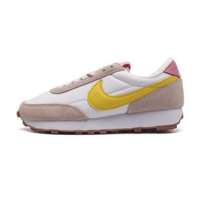 Nike Daybreak CK2351: Women's Vintage Sneakers in Elegant Yellow & Ivory