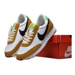 Nike Daybreak CK2351 sneakers in white, black, mustard, and green