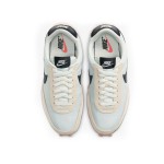 Nike Daybreak CK2351 elegant monochrome sneakers with black Swoosh