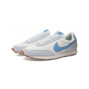 Nike Daybreak CK2351: Crisp White Sneakers with Blue Accents