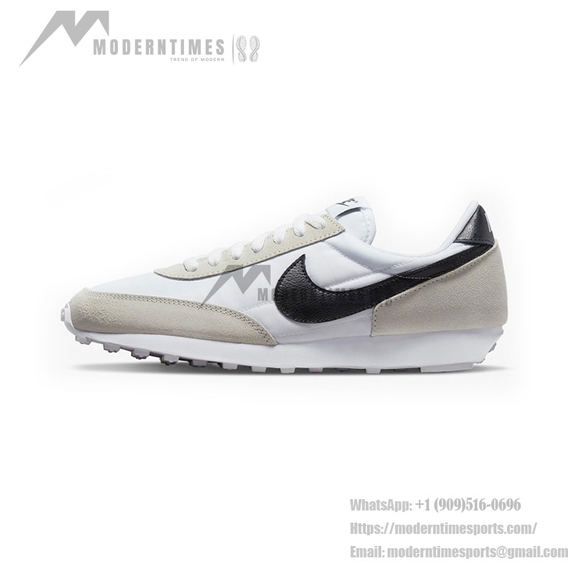 Nike Daybreak CK2351 white with black Swoosh sneakers