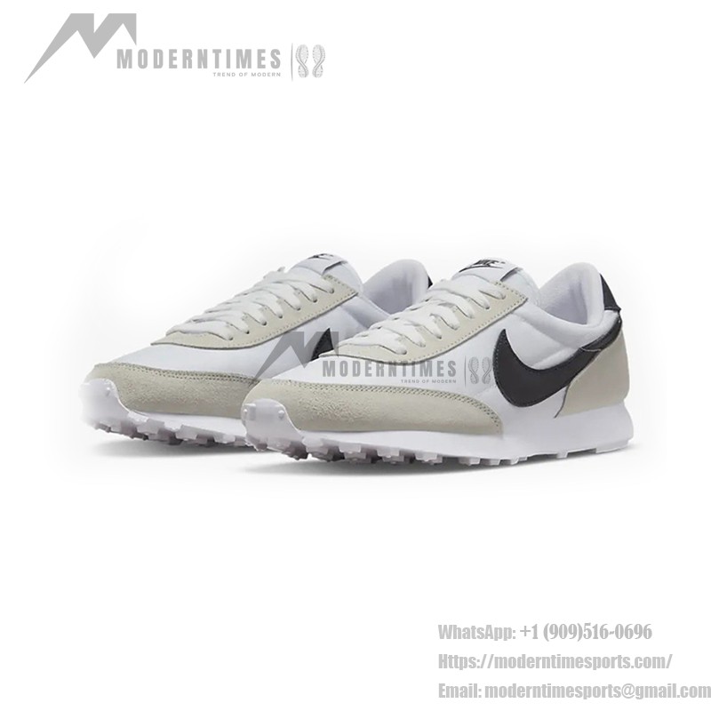 Nike Daybreak CK2351 white with black Swoosh sneakers