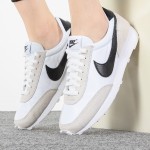 Nike Daybreak CK2351 white with black Swoosh sneakers