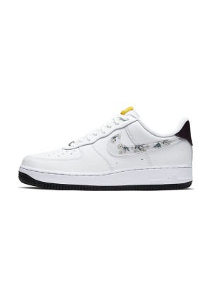 Nike Air Force 1 '07 LV8 Daisy Limited Edition CW5571-100 - Weiße Blumen-Klassische Sneaker Modische Freizeitschuhe