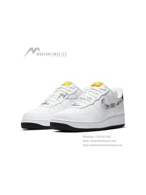 Nike Air Force 1 '07 LV8 Daisy Limited Edition CW5571-100 - White Floral Classic Sneakers Fashion Casual Shoes